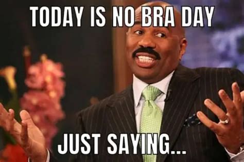 7 No Bra Day Memes That Are So Funny, We Just Had to Share。